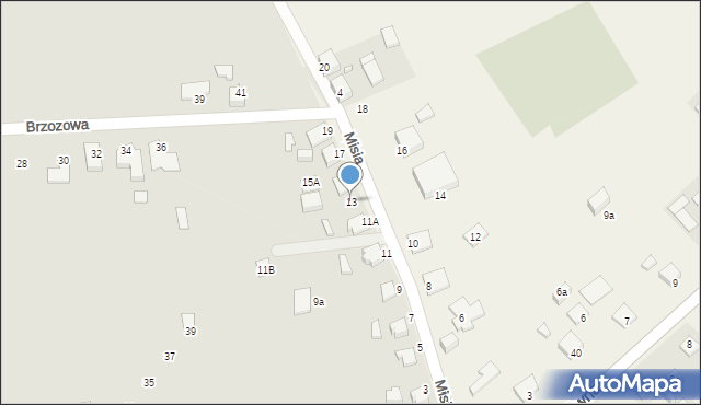 Lubliniec, Misia Pawła, ks., 13, mapa Lubliniec