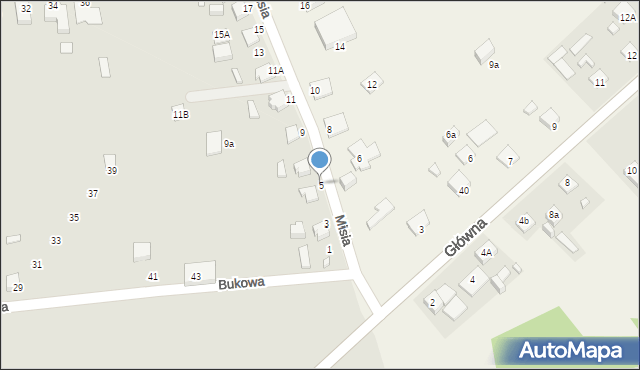 Lubliniec, Misia Pawła, ks., 5, mapa Lubliniec