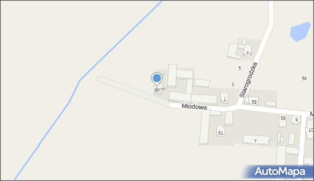 Lutogniew, Miodowa, 60, mapa Lutogniew