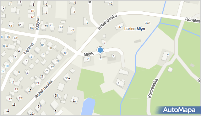 Luzino, Miotk Pawła, 4, mapa Luzino