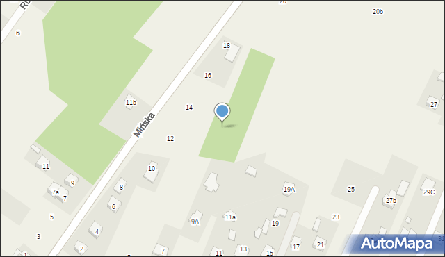 Majdan, Mińska, 18j, mapa Majdan