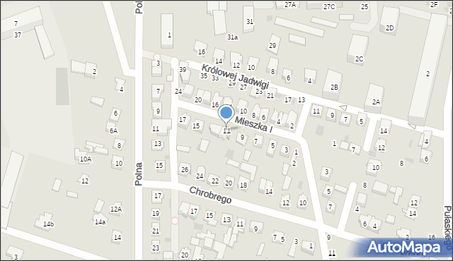 Maków Mazowiecki, Mieszka I, 11, mapa Maków Mazowiecki