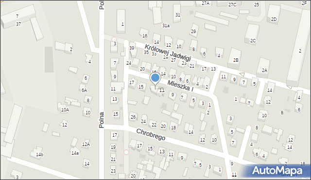 Maków Mazowiecki, Mieszka I, 13, mapa Maków Mazowiecki