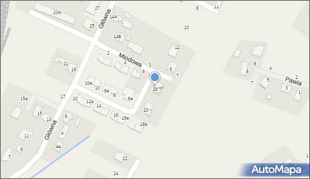 Maksymilianowo, Miodowa, 24, mapa Maksymilianowo