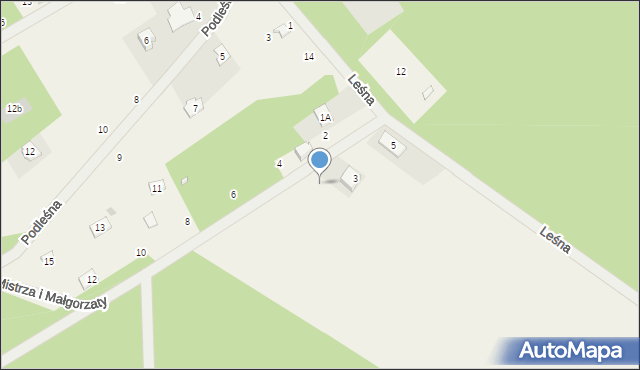 Marianów, Mistrza i Małgorzaty, 5, mapa Marianów