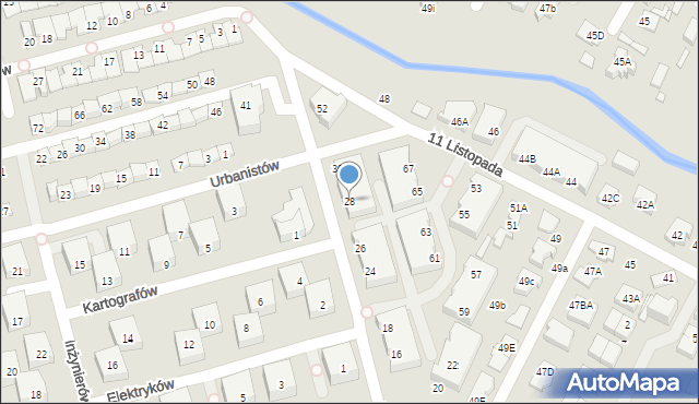 Marki, Mickiewicza Adama, 28, mapa Marki