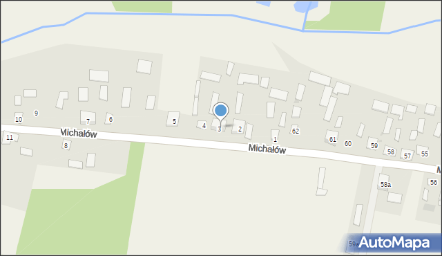 Mazanów, Michałów, 4A, mapa Mazanów