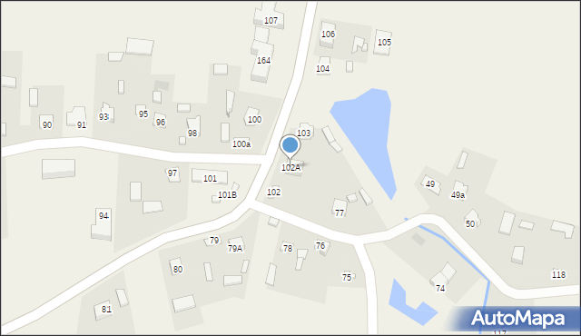 Miączyn, Miączyn, 102A, mapa Miączyn