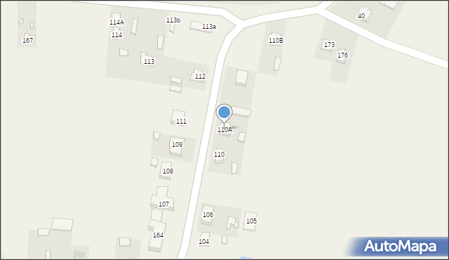 Miączyn, Miączyn, 110A, mapa Miączyn