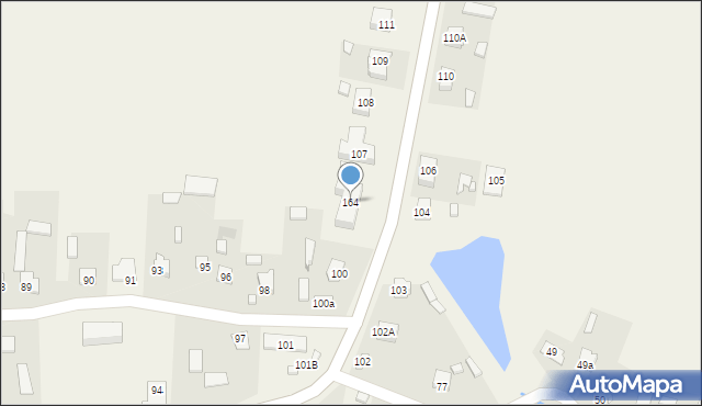 Miączyn, Miączyn, 164, mapa Miączyn