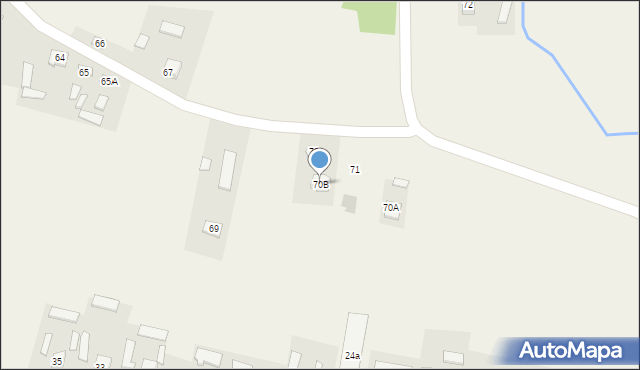 Miączyn, Miączyn, 70B, mapa Miączyn