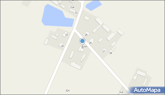 Miączyn Mały, Miączyn Mały, 32, mapa Miączyn Mały