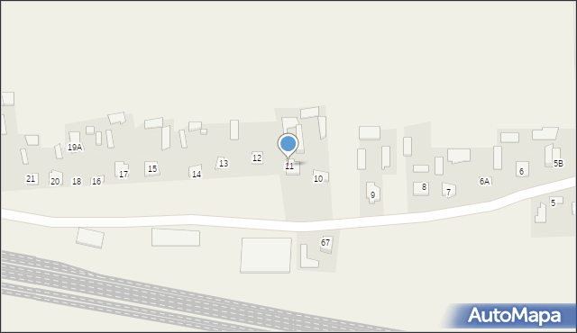 Miączyn-Stacja, Miączyn-Stacja, 11, mapa Miączyn-Stacja