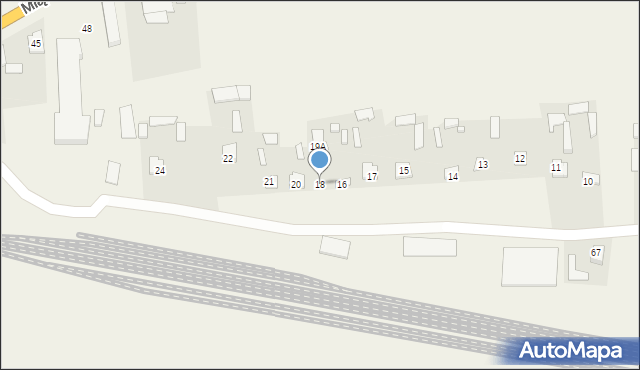 Miączyn-Stacja, Miączyn-Stacja, 18, mapa Miączyn-Stacja