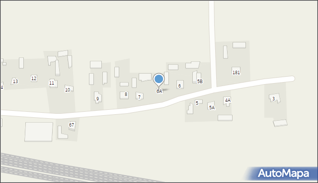 Miączyn-Stacja, Miączyn-Stacja, 6A, mapa Miączyn-Stacja