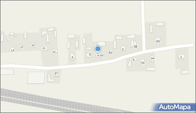 Miączyn-Stacja, Miączyn-Stacja, 7, mapa Miączyn-Stacja