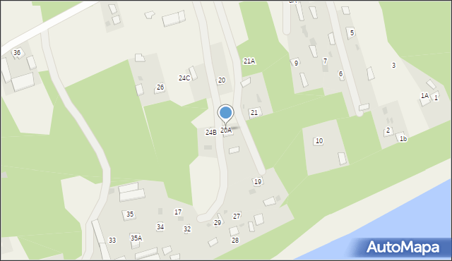 Miączynek, Miączynek, 20A, mapa Miączynek