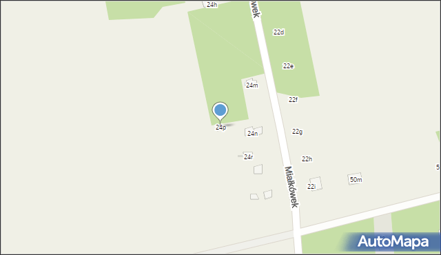 Miałkówek, Miałkówek, 24p, mapa Miałkówek