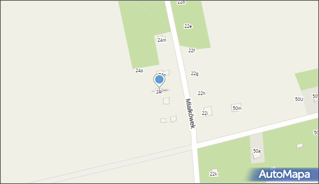 Miałkówek, Miałkówek, 24r, mapa Miałkówek