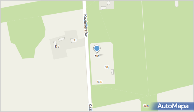 Miałkówek, Miałkówek, 50h, mapa Miałkówek