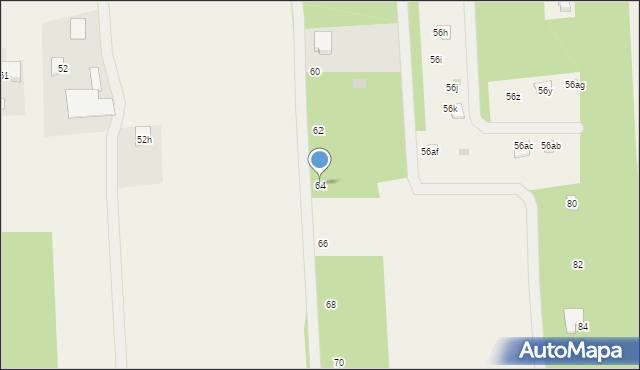 Miałkówek, Miałkówek, 64, mapa Miałkówek