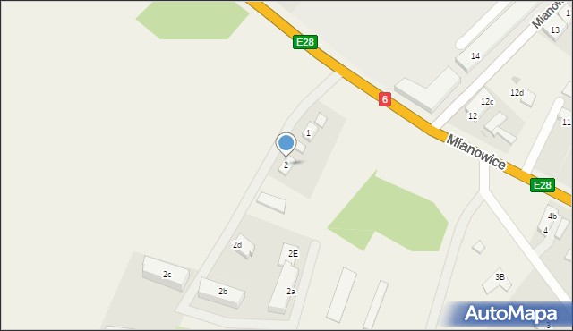 Mianowice, Mianowice, 2, mapa Mianowice