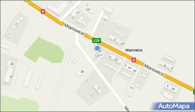 Mianowice, Mianowice, 4, mapa Mianowice
