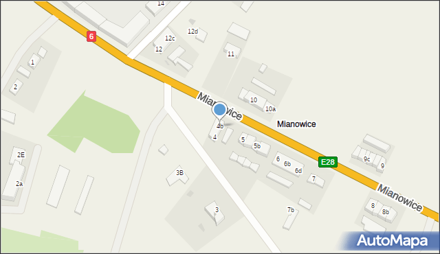 Mianowice, Mianowice, 4b, mapa Mianowice