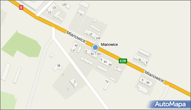 Mianowice, Mianowice, 5c, mapa Mianowice