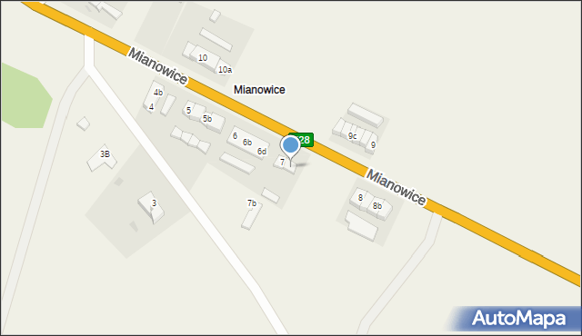 Mianowice, Mianowice, 7a, mapa Mianowice