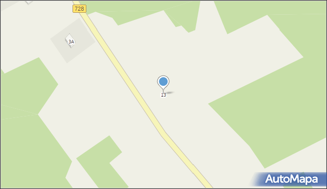 Michala Góra, Michala Góra, 13, mapa Michala Góra