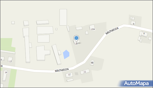 Michalcza, Michalcza, 10, mapa Michalcza