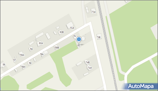 Michalczew, Michalczew, 62, mapa Michalczew