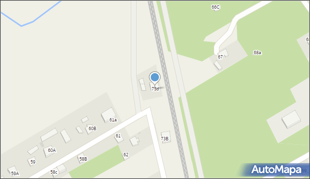 Michalczew, Michalczew, 73d, mapa Michalczew