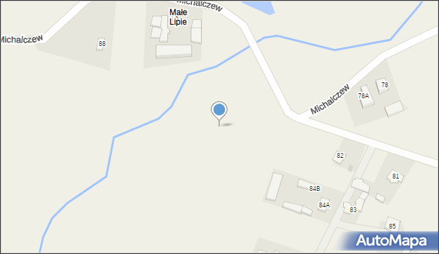 Michalczew, Michalczew, 87a, mapa Michalczew