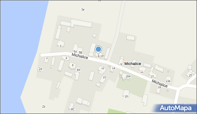 Michalice, Michalice, 7, mapa Michalice