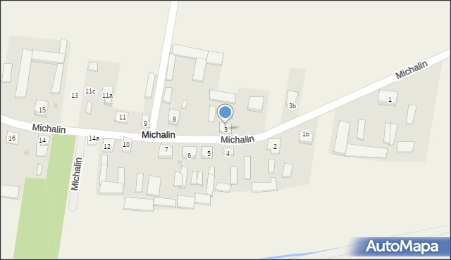 Michalin, Michalin, 3, mapa Michalin