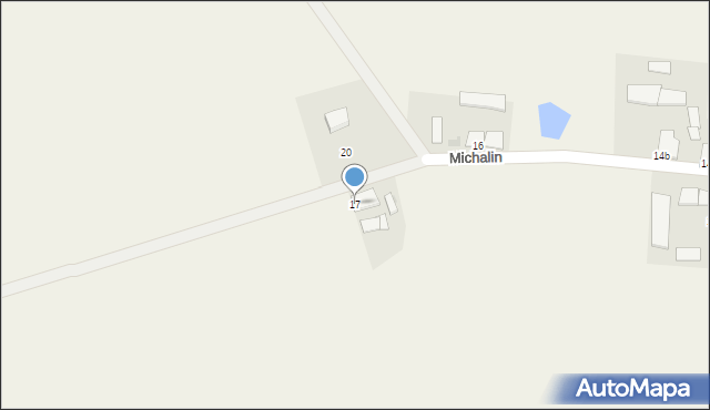 Michalin, Michalin, 17, mapa Michalin