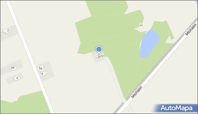 Michalinek, Michalinek, 10, mapa Michalinek