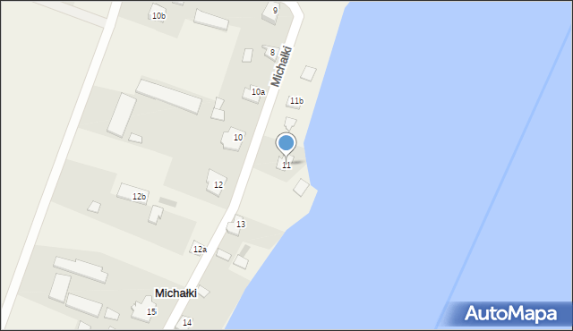 Michałki, Michałki, 11, mapa Michałki