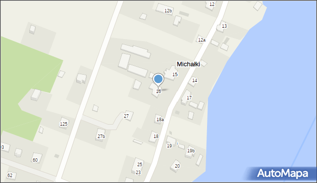 Michałki, Michałki, 16, mapa Michałki