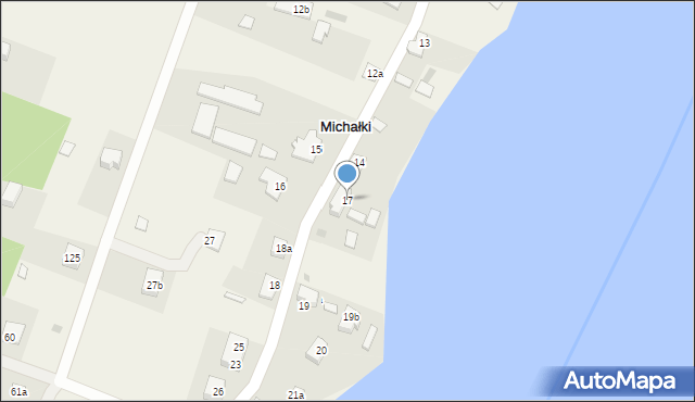 Michałki, Michałki, 17, mapa Michałki