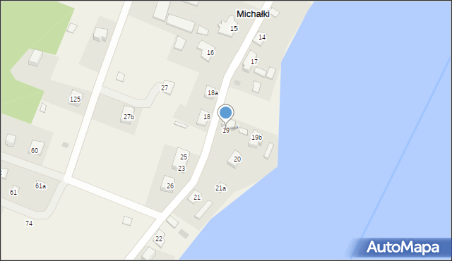 Michałki, Michałki, 19, mapa Michałki