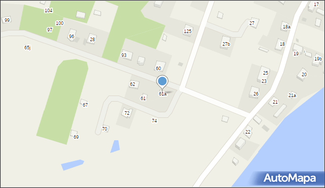 Michałki, Michałki, 61a, mapa Michałki