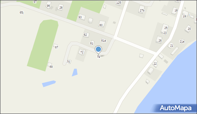 Michałki, Michałki, 74, mapa Michałki