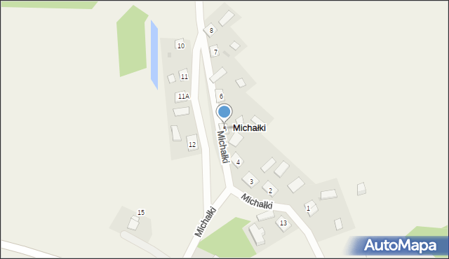 Michałki, Michałki, 5, mapa Michałki