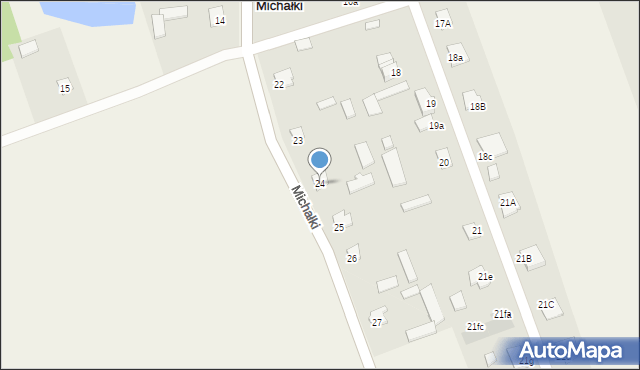Michałki, Michałki, 24, mapa Michałki