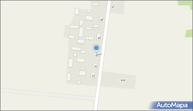 Michałki, Michałki, 43, mapa Michałki