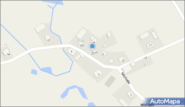 Michałki, Michałki, 12, mapa Michałki
