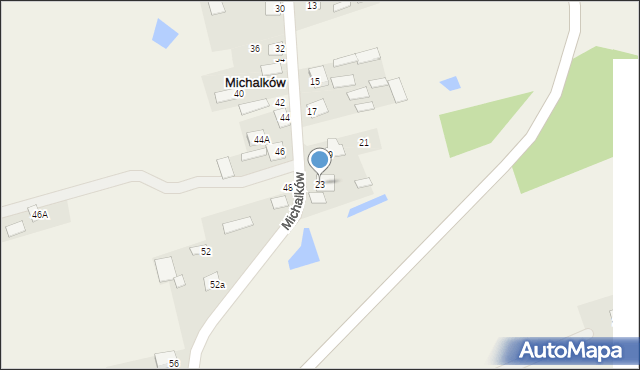 Michalków, Michalków, 21, mapa Michalków